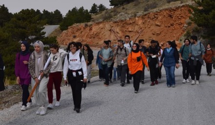 Kestel ormanı çevre temizliği